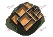 Проект дома из профилированного бруса 8 Н Проект дома из профилированного бруса 8 Н