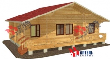 Проект дома из бруса 10 В Проект дома из бруса 10 В